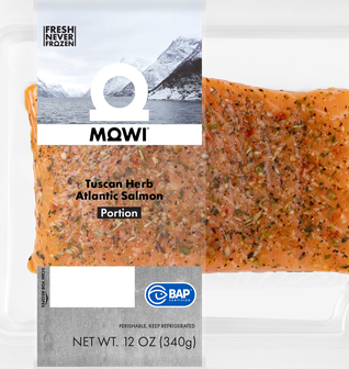 MOWI Atlantic Salmon Tuscan Herb 12oz Portion