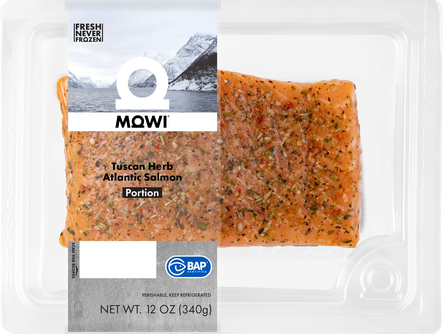 MOWI Atlantic Salmon Tuscan Herb 12oz Portion