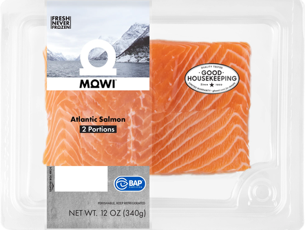 MOWI Atlantic Salmon Portions 12oz (2 pack)