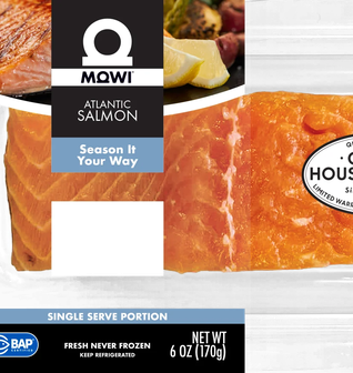 MOWI Atlantic Salmon 6oz Portion