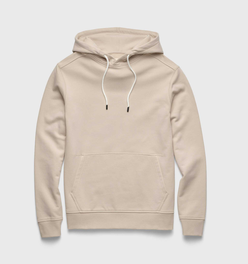 Marine French Terry Hoodie - Silver Gray