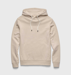 Marine French Terry Hoodie - Silver Gray