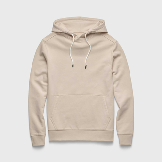 Marine French Terry Hoodie - Silver Gray