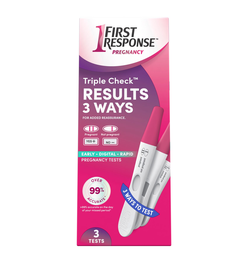 FIRST RESPONSE™ Triple Check Pregnancy Test Kit
