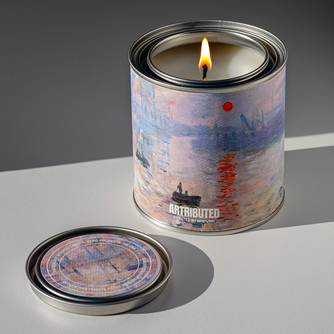 Artributed - Monet Impression, Sunrise Candle