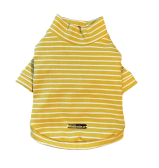Mustard Cotton Turtleneck