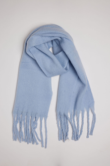 Chic Solid Scarf-Ice Blue