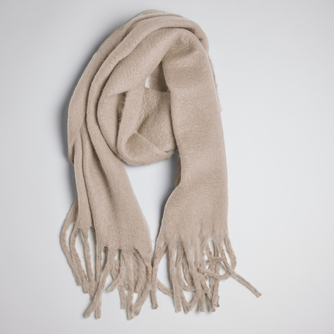 Chic Solid Scarf- Taupe