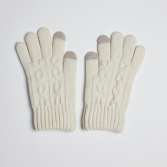 Frosty Touch Glove - Ivory