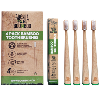 BOONBOO Toothbrush | Bamboo Toothbrush | Sustainable & Biodegradable | Environmentally Friendly