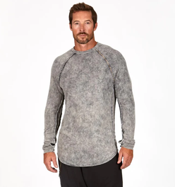 Long Sleeve Raglan - Grey Mineral