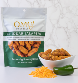 Cheddar Jalapeno OMG! Pretzels