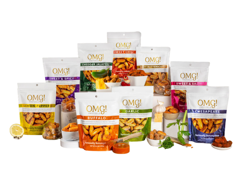 OMG! Pretzels Bold Seasoning Blends Recognized for Excellent Taste by Chefs in America