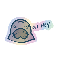 Oh Hey Holographic Sticker