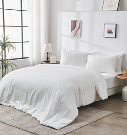 Organic Percale Duvet Cover Set