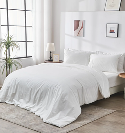 Organic Percale Duvet Cover Set