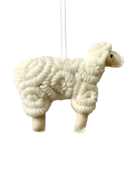 Wooly Sheep Ornament