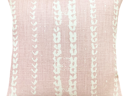Vines Pillow in Blush