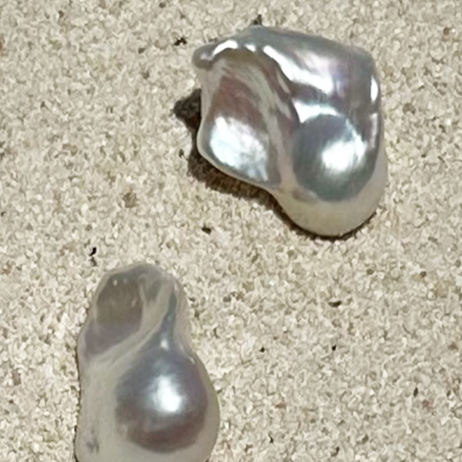 Pearl Button Earrings, Freshwater Pearl Luxury.jpg