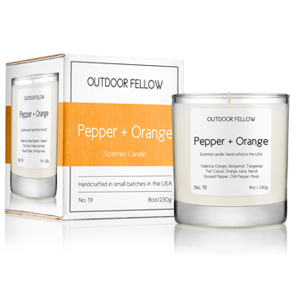 Pepper and Orange Scented Candle