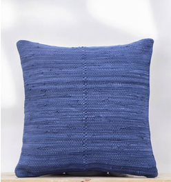 Chindi Pillow Cover in Marine