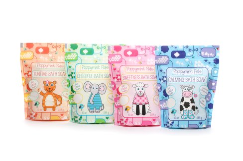 Poppymint Pals Toddler Bath Soaks