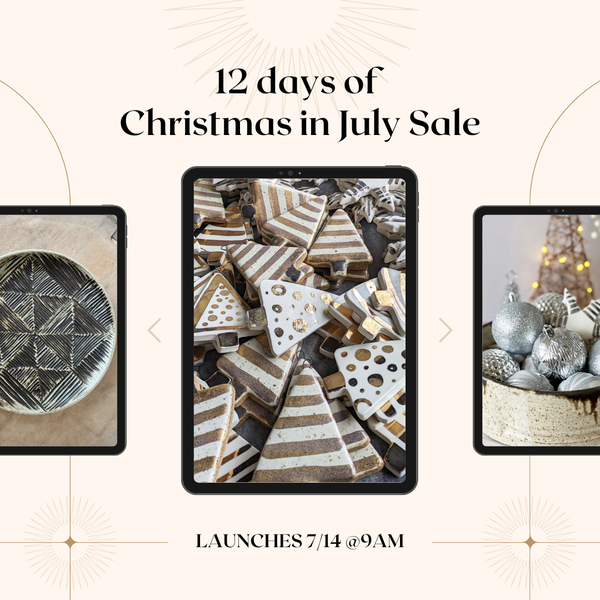 Christmas in July: 12 Days of Savings at Gina DeSantis Ceramics