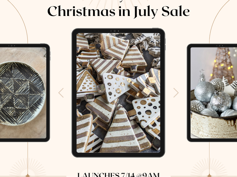 Christmas in July: 12 Days of Savings at Gina DeSantis Ceramics