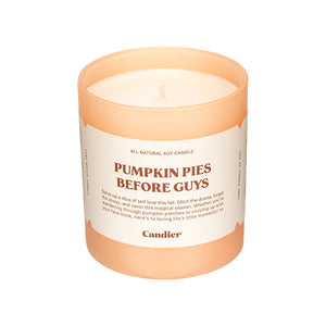 PUMPKIN PIES BEFORE GUYS CANDLE