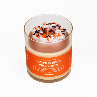 PUMPKIN SPICE VIBES ONLY DONUT CANDLE