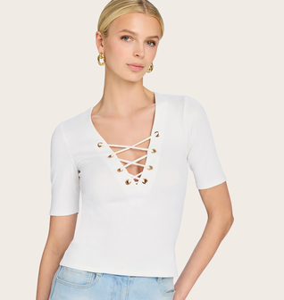 Ren Lace-Up Top