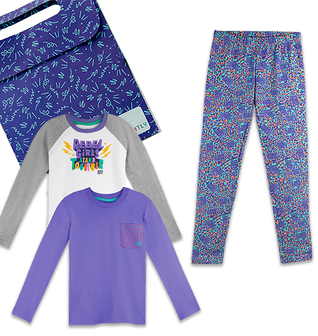 Rebel Girls Shirt and Legging Gift Set