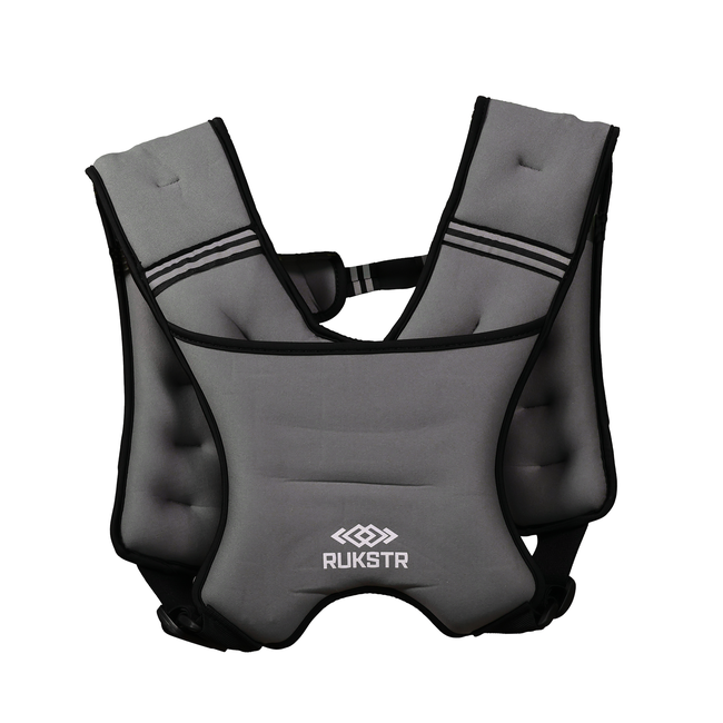 RUKSTR Element Weighted Vest 12lbs back view.png