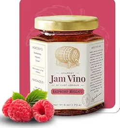 Raspberry Moscato Jam