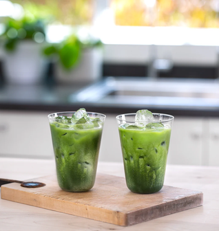 Perfect Matcha Latte Glass (Set of two)