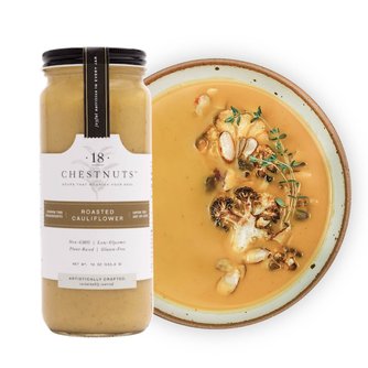 18 Chestnuts Roasted Cauliflower Soup