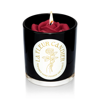 Rose Rouge Flower Candle