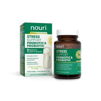 Nouri Stress Support Daily Prebiotic & Probiotic Capsules