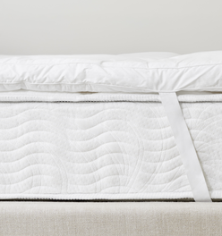 Saatva Down Alternative Featherbed Mattress Topper