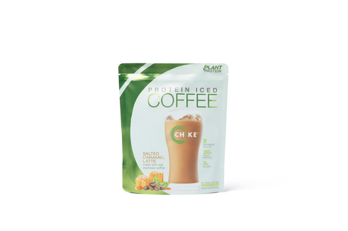PLANT BASED SALTED CARAMEL LATTE PROTEIN ICED COFFEE