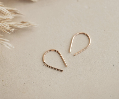 Tiny Horseshoe Earrings