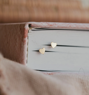 Tiny Heart Studs