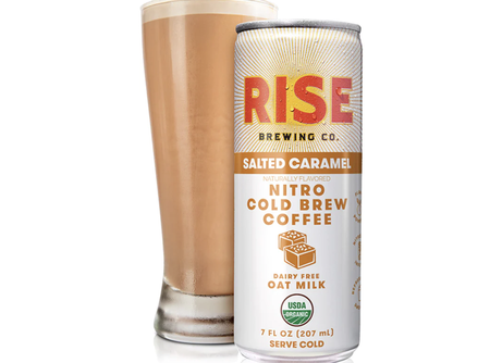 Salted Caramel Oat Milk Latte