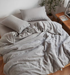 Organic French Linen Duvet Cover