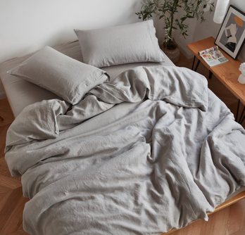 Organic French Linen Duvet Cover