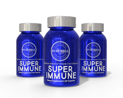 Stay Well Super Immune Beta Glucan 3 Bottle Bundle