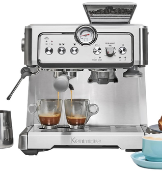 Kenmore Espresso Machine With Grinder Milk Frothe