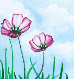 Spring Flowers Painting Kit