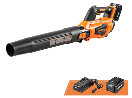 LawnMaster 24V Cordless Axial Leaf Blower