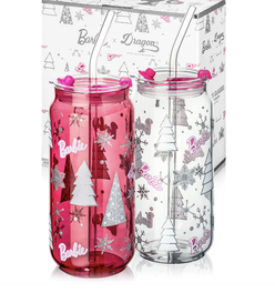 Barbie™ Christmas Drinking Glasses